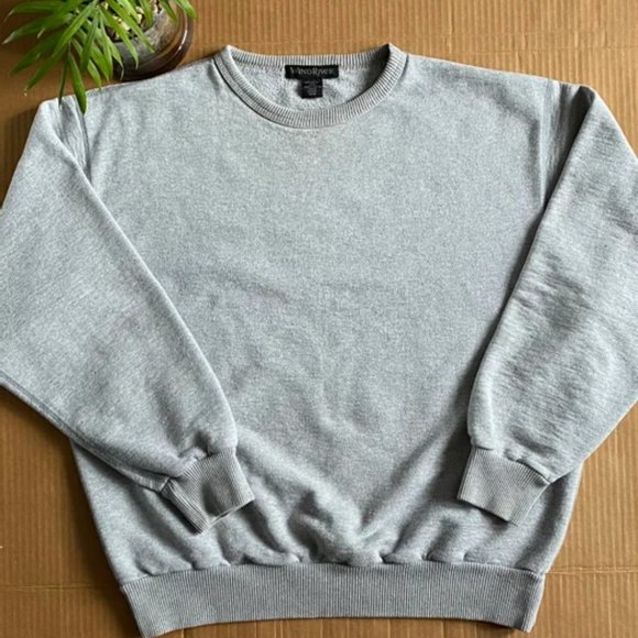 Windriver Heather Grey Crewneck Sweater Medium Win - Picture 4 of 5